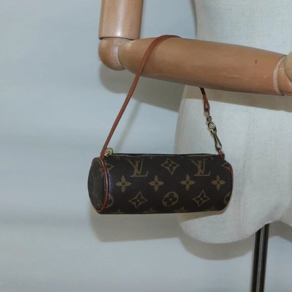 LOUIS VUITTON Monogram Papillon Pouch LV Auth BA4918 - Picture 1 of 16